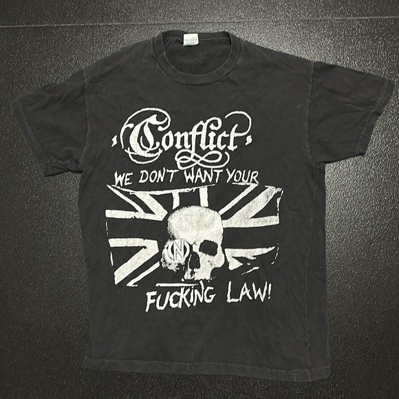 Vintage Punk Conflict t-shirt from 1986. - Picture 1 of 5